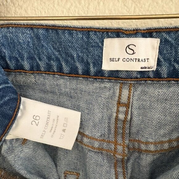 Self Contrast Romy High-Rise Wide-Leg Trouser Jeans - Picture 4 of 5